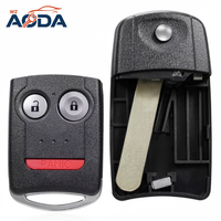Carcasa Plegable para Llave de Coche con Control Remoto de 2/3/4 Botones para Honda Acura