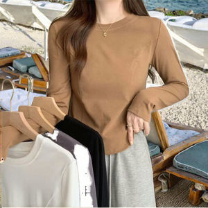 Camiseta Holgada de Manga Larga para Mujer, Estilo Dulce de Verano, Ecológica, Transpirable y de Secado Rápido - Product Image 3