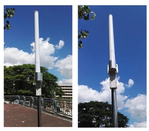 Tầm xa internet không dây 4G 5g sợi thủy tinh MIMO <span class=keywords><strong>Omni</strong></span> 50 km 4800-6500MHz <span class=keywords><strong>15dBi</strong></span> tầm xa ngoài trời <span class=keywords><strong>Wifi</strong></span> Antenna - Product Image 2