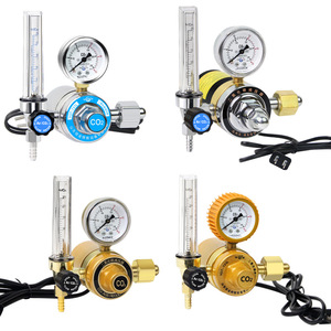 CO2 Pressure Regulator 25mm Gas Regulator With Gauge For MIG MAG Welding Machine - Product Image 1