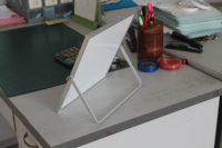 Tableau blanc effaçable à sec pour enfants Ohsung, avec cadre en aluminium, petite taille, mini tableau mémo pour l'école et la maison