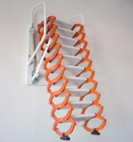 Escalera exterior plegable para colgar en la pared, de emergencia exterior escalerilla, prefabricada