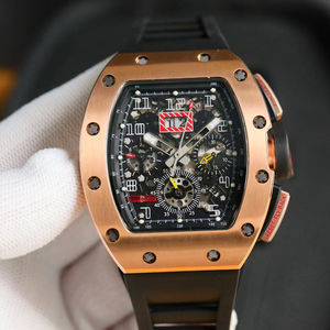 Relojes Mecánicos para Hombre, Reloj RM 011, Material Metálico, Oro Rosa, Estilo Moderno, Reloj Automático de Lujo para Hombre, Alta Calidad, Nuevo - Product Image 2