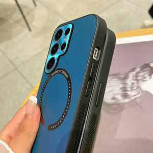 Funda de teléfono móvil Tpu con estampado de cuero de <span class=keywords><strong>gama</strong></span> <span class=keywords><strong>alta</strong></span> con protector de cámara para <span class=keywords><strong>Samsung</strong></span> <span class=keywords><strong>Galaxy</strong></span> S23 ultra S24 - Product Image 4