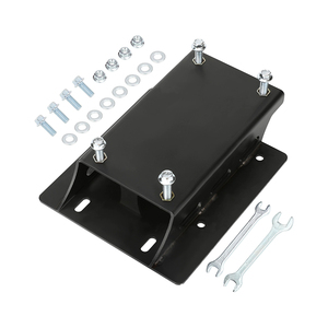 Support de plaque de <span class=keywords><strong>montage</strong></span> de moteur de convertisseur de couple noir pour moteur Predator 196cc / 212cc sur Mini vélos Coleman, Black - 1 3/4 pouces Lift - Product Image 2