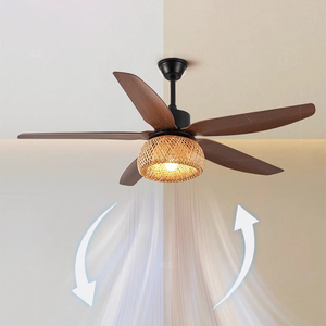 <span class=keywords><strong>2025</strong></span> mới Retro phòng trà nhà hàng Quạt ánh sáng tre Đèn chùm phòng khách Quạt ánh sáng Đông Nam Á quạt trần ánh sáng - Product Image 4