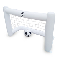 But de football gonflable portable d'extérieur en PVC, mini filet de cible pour l'entraînement au football, 160x80x105cm, pour les jeux de ballon des enfants