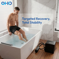 Refroidisseur d'eau pour bain de glace OHO OEM/ODM 110V/220V, économie d'énergie, faible bruit, 3 ℃   pour la récupération et le bien-être
