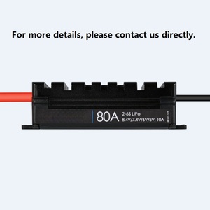 80A 100A 130A ESC แบบไม่มีแปรงถ่าน 2-6S Lipo พร้อม BEC ปรับได้ 5V-8.4V 10A สำหรับเครื่องบินบังคับวิทยุ ปีกตรึง โดรน 3D สตั๊นท์ - Product Image 3