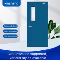 Puerta de Seguridad Comercial de Acero Personalizada con Acabado Ecológico Insonorizado para Proyectos Escolares y Hospitalarios - Puerta Metálica Interior