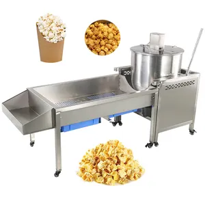 Fabrik Großhandel gewerbe industrielle Popcorn-Herstellungsmaschine günstig Karamel / Schokolade Mais-Popping