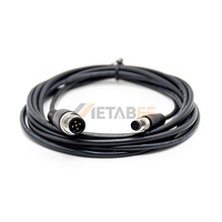 Adaptateur de câble de capteur étanche M8 vers M12 avec connecteurs à 6 broches et 5 broches