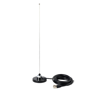 NMO VHF 136-174MHz <span class=keywords><strong>antenne</strong></span> mobili per auto all'aperto Base magnetica Antenna Radio Mobile con cavo 4m RG58 per Radio amatoriale VHF - Product Image 6