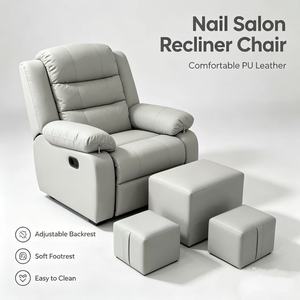 Muebles para Salón de Uñas, Silla de Pedicura y Manicura Eléctrica Portátil Más Vendida, Spa para Pies con Masaje - Product Image 1