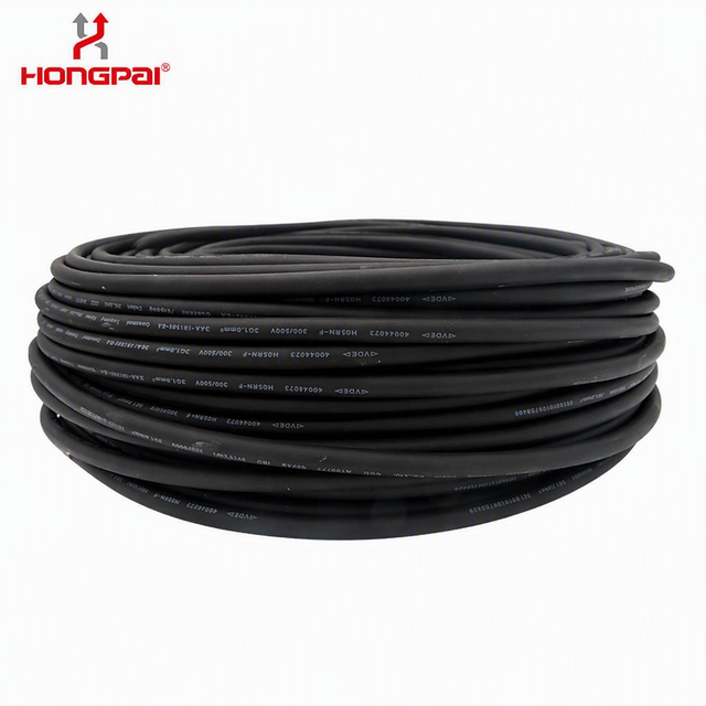 HONGPAI VDE Sheathed Wire Universal Power Cord PVC Insulation Flexible 600V Solid Conductor Cable Model H05 for House Wiring