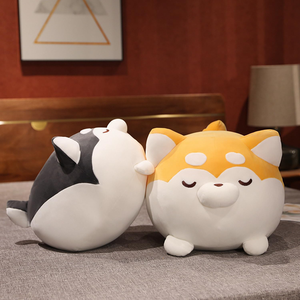 Peluche Husky Douillette, Coussin <span class=keywords><strong>Chien</strong></span> à Câliner, Peluches Anime, Cadeaux pour Enfants et Amoureux, Anniversaire, Saint-Valentin - Product Image 2