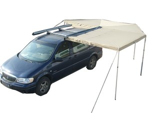Partager 4WD Outdoor <span class=keywords><strong>Camping</strong></span> 4x4 Sunproof Toit de voiture 270 degrés rétractable auvent latéral - Product Image 4