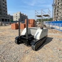 Chariot à palettes électrique télécommandé pliable 2026, haute efficacité, manutention sans angles morts, pompe de boîte de vitesses