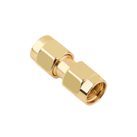 Convertidor de venta directa de fábrica SMA JJ SMA macho a SMA macho adaptador conectores coaxiales (RF) conector adaptador