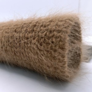 1/15NM 50% ANG 50% Nylon doux et moelleux Cultiver des poils de vison <span class=keywords><strong>Laine</strong></span> mélangée pour tricoter Pull - Product Image 5