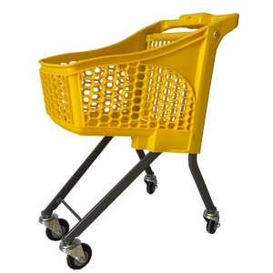 รถเข็นช้อปปิ้งพลาสติกสำหรับเด็กพร้อมเสาธงของขวัญสำหรับเด็ก - Product Image 1