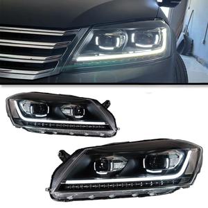 Faro per <span class=keywords><strong>Volkswagen</strong></span> <span class=keywords><strong>Passat</strong></span> <span class=keywords><strong>B7</strong></span> 2012-2016, Faro LED Europeo con DRL, Faro HID con Occhio d'Angelo, Doppio Fascio Xenon, Accessori - Product Image 1