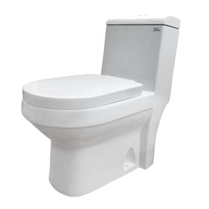 Asiento de <span class=keywords><strong>inodoro</strong></span> de porcelana con pequeña proyección, asiento de <span class=keywords><strong>inodoro</strong></span> de una pieza con <span class=keywords><strong>salida</strong></span> <span class=keywords><strong>Vertical</strong></span>, color blanco - Product Image 4