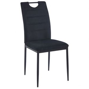 <span class=keywords><strong>Chaise</strong></span> de salle à manger à dossier haut <span class=keywords><strong>chaise</strong></span> sans bras <span class=keywords><strong>avec</strong></span> <span class=keywords><strong>poignée</strong></span> <span class=keywords><strong>chaise</strong></span> de maison de restaurant de cuisine confortable rembourrée minimaliste moderne - Product Image 2