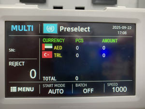 P300 touch screen value <span class=keywords><strong>sorter</strong></span> long passage money counter mix valore e multi-valute mix bill counter speed 1500 - Product Image 6