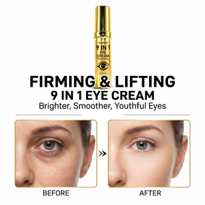 Crème Contour des Yeux 9-en-1 en Gros 20ml – Soin Multi-Action Raffermissant et Liftant avec Céramide NP, Niacinamide et Rétinol – Usage Quotidien - Product Image 6