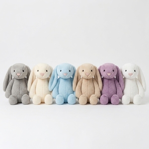Peluche <span class=keywords><strong>Lapin</strong></span> Doux 30cm, Jouet en Peluche à Longues Oreilles, Vente en Gros, Plusieurs Couleurs, Peluches Kawaii pour Bébés, Cadeau d'Anniversaire pour Enfants - Product Image 1