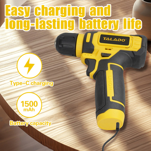 איכות פרימיום <span class=keywords><strong>1500mah</strong></span> סוללה לטווח ארוך 5 שעות עבודה מושלם עבור קידוח מתכת מקדוח אלחוטי - Product Image 4