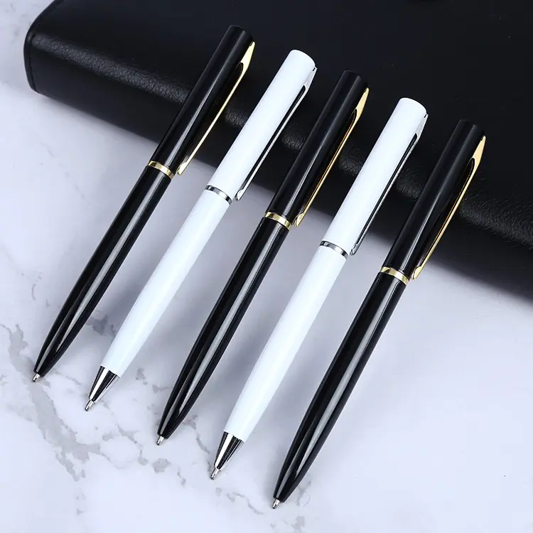 TTX Wholesale Promotional Black Import Metal Custom Logo Blank Sublimation Ink Ballpoint Pen