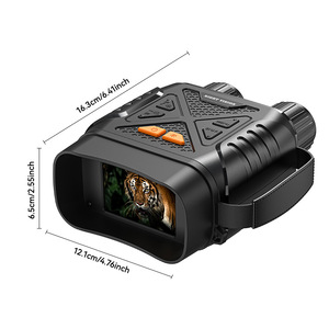 Night Vision Binoculars 4K Full Color Infrared Digital Outdoor Observation With Large Screen And MicroSD Support - Product Image 2