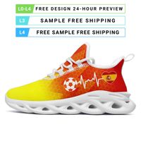 Chaussures de football en gros, impression à la demande, respirantes, OEM ODM, logo personnalisé FN003-26025036-2