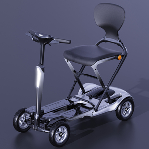 <b>Light</b> Weight Carbon Fiber Foldable 4-<b>Wheel</b> Mobility <b>Scooter</b> for Elderly and Disabled Seniors Small Motorcycles - Product Image 2