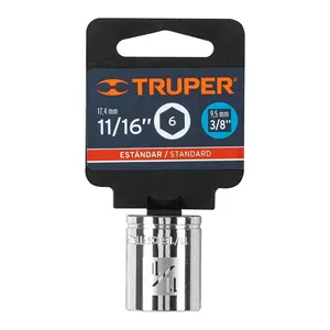 Boîte de 6 douilles à 6 points de 11/16 po, entraînement 3/8 po, TRUPER - Product Image 4
