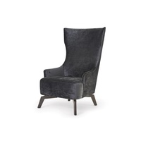 Fauteuil de salon et chaise de détente de luxe de style Mid-Century Modern Belgravia, design modulaire capitonné en bois pour salon, chambre et appartement