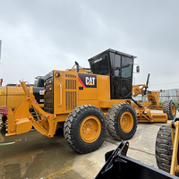 Excavatrice sur chenilles Caterpillar CAT 140H, 185 CV, lame de 3,66 m, pompe, 15 tonnes, d'occasion, d'origine japonaise, pour la construction routière
