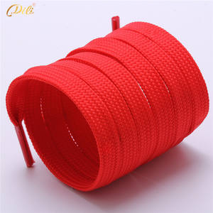 Lacci da Scarpe Piatti in Poliestere DILI all'Ingrosso, Colorati, Larghezza 10mm, con Design Logo Personalizzato, Multiuso, 120cm, Stringhe Economiche - Product Image 2