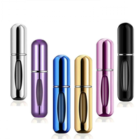 Bouteilles de parfum rechargeables séparées de 5ml Bouteilles vides d'atomiseur de parfum de jet de voyage pour voyager