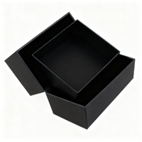Boîte mystère à double porte Fermeture magnétique Laminage mat brillant Revêtement UV 1mm pour bougies Portefeuilles Cadres photo gaufrés estampillés