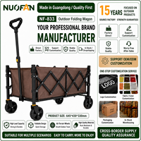 Chariot de camping pliable sur mesure NF-833Factory, chariot utilitaire 360° °   Chariot à roues pivotantes pour charges lourdes, voyage en plein air, camping