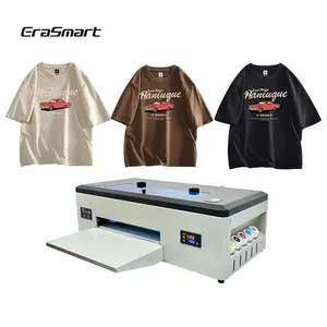 Erasmart 2023 Dtf Printer T Shirt Printer Digital T-Shirt Printing Machine Satin Ribbon Printer Machine
