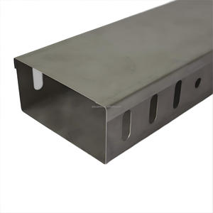 304/201 in acciaio inossidabile vassoi per cavi in lega di alluminio in metallo tipo trogolo cavo Trunking industriale commerciale durevole - Product Image 6