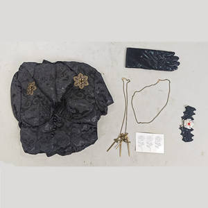 Costume de cosplay de la Moth Lady de <span class=keywords><strong>Resident</strong></span> <span class=keywords><strong>Evil</strong></span> 8 pour Halloween, robe longue noire pour femmes, pour les fêtes et les spectacles sur scène - Product Image 6