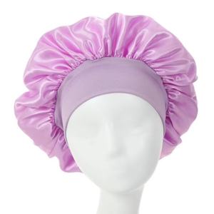 長くて太い髪をカバーする女性のための卸売二重層バスハット、再利用可能な防水ボンネット - Product Image 6