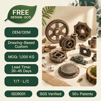 Pièces de rechange pour machines agricoles et automobiles en fonte ductile haute résistance Grade 65-45-12 ASTM A536 OEM ISO9001