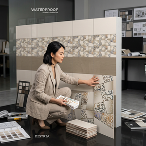 300x600mm Revêtement mural en céramique imperméable flexible 30x60cm Décoration intérieure 12x24 Carreaux muraux en porcelaine Fournisseurs de Chine - Product Image 2