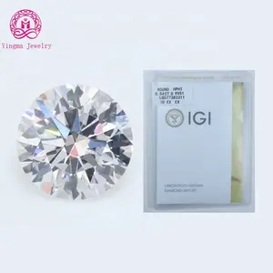 Yingma بالجملة D VVS1 فضفاض CVD مختبر نمت الماس المصقول شهادة IGI